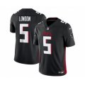 Atlanta Falcons #5 Drake London Black 2023 F.U.S.E. Vapor Untouchable Limited Stitched Football Jersey