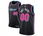Miami Heat Customized Authentic Black Basketball Jersey - City Edition