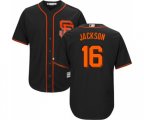 San Francisco Giants #16 Austin Jackson Replica Black Alternate Cool Base Baseball Jersey