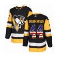 Pittsburgh Penguins #44 Erik Gudbranson Authentic Black USA Flag Fashion Hockey Jersey