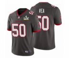 Tampa Bay Buccaneers #50 Vita Vea Pewter 2021 Super Bowl LV Jersey