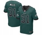 Philadelphia Eagles #31 Jalen Mills Elite Midnight Green Home Drift Fashion Football Jersey