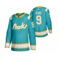 San Jose Sharks #9 Evander Kane 2020 Throwback Authentic Player Hockey Jersey
