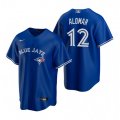 Nike Toronto Blue Jays #12 Roberto Alomar Royal Alternate Stitched Baseball Jersey