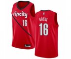 Portland Trail Blazers #16 Pau Gasol Red Swingman Jersey - Earned Edition