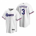 Nike Texas Rangers #3 Delino DeShields White Home Stitched Baseball Jersey