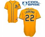 Oakland Athletics Ramon Laureano Replica Gold Alternate 2 Cool Base Baseball Player Jersey