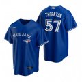 Nike Toronto Blue Jays #57 Trent Thornton Royal Alternate Stitched Baseball Jersey