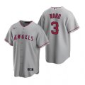 Los Angeles Angels #3 Waylor Ward Grey Cool Base Stitched Jersey