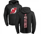 New Jersey Devils #45 Sami Vatanen Black Backer Pullover Hoodie