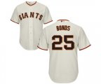 San Francisco Giants #25 Barry Bonds Replica Cream Home Cool Base Baseball Jersey
