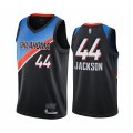 Nike Thunder #44 Justin Jackson Black NBA Swingman 2020-21 City Edition Jersey