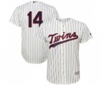 Minnesota Twins #14 Kent Hrbek Replica Cream Alternate Cool Base Baseball Jersey