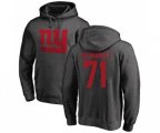 New York Giants #71 Will Hernandez Ash One Color Pullover Hoodie
