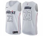 Washington Wizards #23 Michael Jordan Swingman White NBA Jersey - City Edition