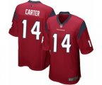 Houston Texans #14 DeAndre Carter Game Red Alternate Football Jersey