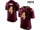 2016 Youth Florida State Seminoles Dalvin Cook #4 College Football Limited Jersey - Red