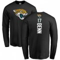 Jacksonville Jaguars #17 Arrelious Benn Black Backer Long Sleeve T-Shirt