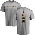 Nashville Predators #7 Yannick Weber Ash Backer T-Shirt
