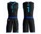 Dallas Mavericks #1 Courtney Lee Swingman Black Basketball Suit Jersey - City Edition