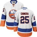 New York Islanders #25 Jason Chimera Authentic White Away NHL Jersey