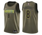 Denver Nuggets #8 Jarred Vanderbilt Swingman Green Salute to Service NBA Jersey