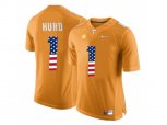 2016 US Flag Fashion 2016 Tennessee Volunteers Jalen Hurd #1 College Football Limited Jersey - Orange