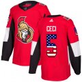 Ottawa Senators #5 Cody Ceci Authentic Red USA Flag Fashion NHL Jersey