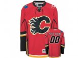 Calgary Flames Customized Jersey Red home man hockey