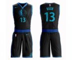 Dallas Mavericks #13 Steve Nash Swingman Black Basketball Suit Jersey - City Edition