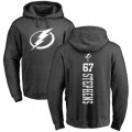 Tampa Bay Lightning #67 Mitchell Stephens Charcoal One Color Backer Pullover Hoodie