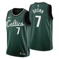 Boston Celtics #7 Jaylen Brown 2022-23 Green City Edition Stitched Jersey