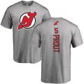 New Jersey Devils #5 Dalton Prout Ash Backer T-Shirt
