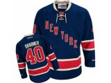 New York Rangers #40 Michael Grabner Authentic Navy Blue Third NHL Jersey
