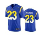 Los Angeles Rams #23 Kyren Williams Royal Vapor Untouchable Limited Stitched Football Jersey