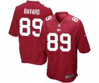 New York Giants #89 Mark Bavaro Game Red Alternate Football Jersey