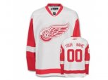 Detroit Red Wings Custom White Authentic Jersey