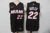 Miami Heat #22 Jimmy Butler Black 75th Anniversary Diamond 2021 Stitched Jersey