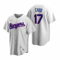 Nike Texas Rangers #17 Shin-Soo Choo White Cooperstown Collection Home Stitched Baseball Jersey