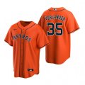 Nike Houston Astros #35 Justin Verlander Orange Alternate Stitched Baseball Jersey