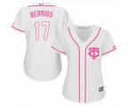Women's Minnesota Twins #17 Jose Berrios Replica White Fashion Cool Base Baseball Jersey