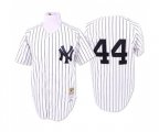 New York Yankees #44 Reggie Jackson Replica White Throwback Baseball Jersey