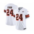 Cleveland Browns #24 Nick Chubb White 2023 F.U.S.E. 1946 Collection Vapor Untouchable Limited Football Stitched Jersey