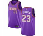 Phoenix Suns #23 Cameron Johnson Swingman Purple Basketball Jersey - 2018-19 City Edition