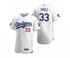 Los Angeles Dodgers David Price White 2020 World Series Champions Authentic Jersey