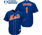 New York Mets #1 Amed Rosario Replica Royal Blue Alternate Home Cool Base Baseball Jersey