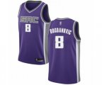 Sacramento Kings #8 Bogdan Bogdanovic Swingman Purple Basketball Jersey - Icon Edition