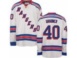 New York Rangers #40 Michael Grabner Authentic White Away NHL Jersey