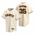 Nike San Francisco Giants #35 Brandon Crawford Cream Home Stitched Baseball Jersey