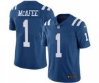 Indianapolis Colts #1 Pat McAfee Limited Royal Blue Rush Vapor Untouchable Football Jersey